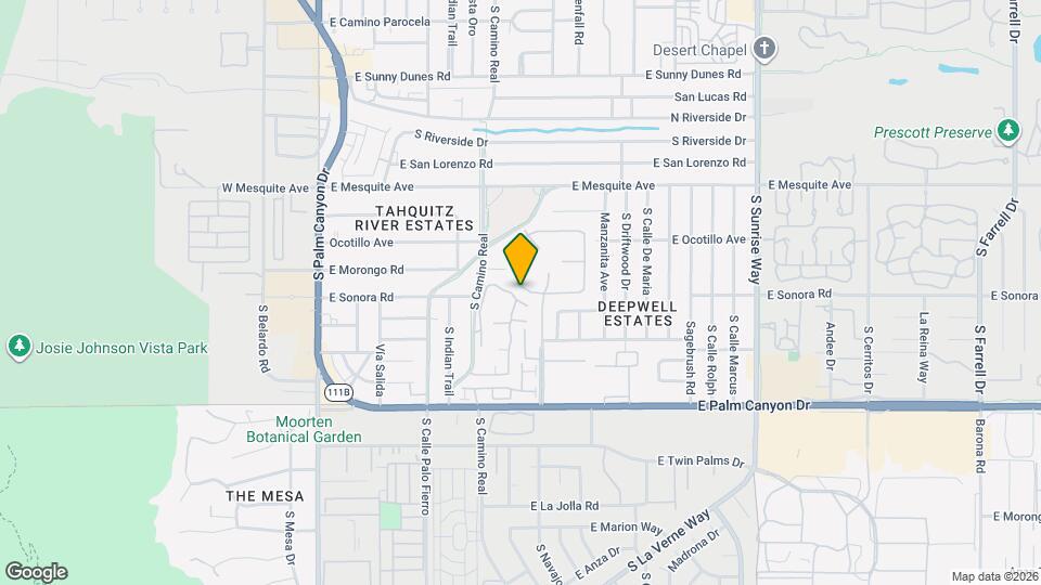 1347 Primavera Dr W Map and Location Details