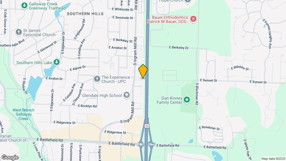 2616 S Glenview Ave Map and Location Details