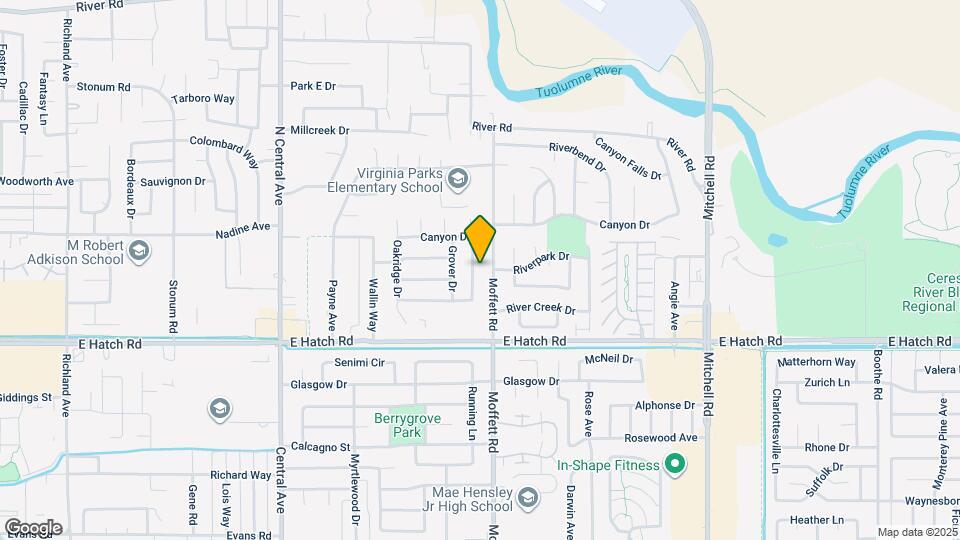 1304 Fruitridge Dr Map and Location Details