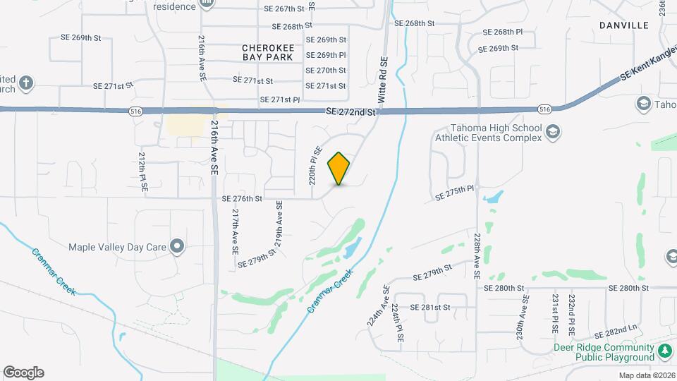 22201 SE 275th Pl Map and Location Details