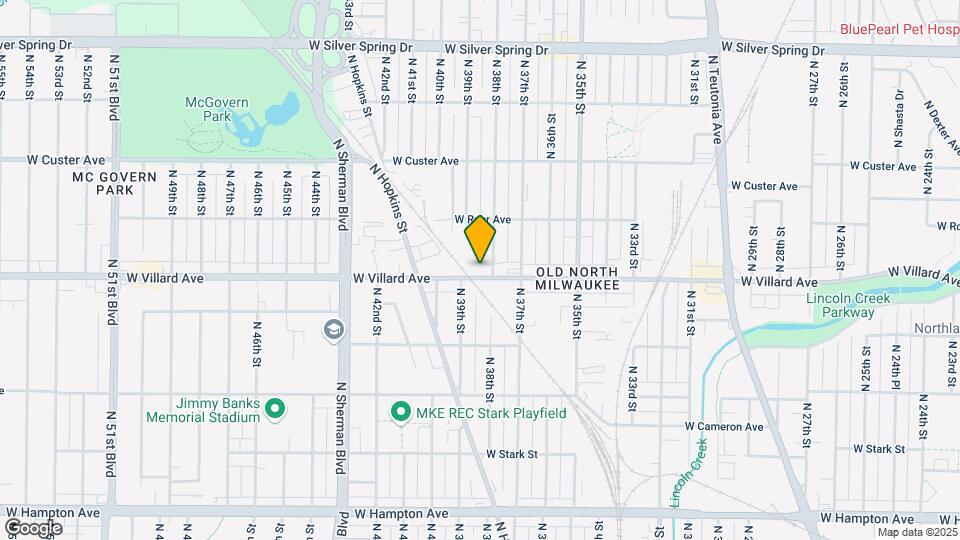 3812 W Villard Ave Map and Location Details