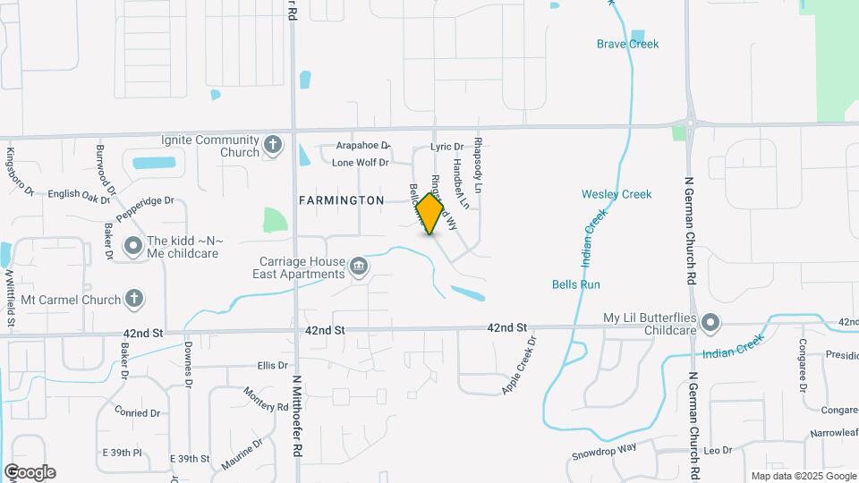 4348 Bellchime Dr Map and Location Details