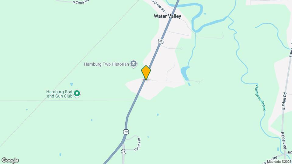 6927 Gowanda State Rd, Unit Upper Map and Location Details