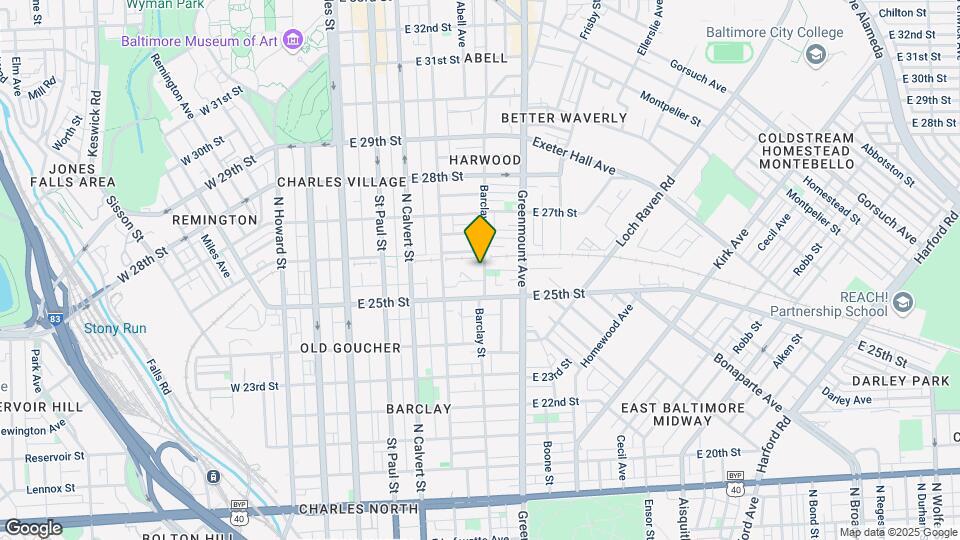2522 Barclay St Map and Location Details