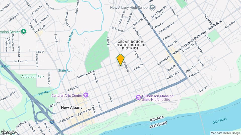 901 E Oak St Map and Location Details