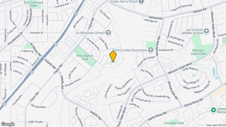 1722 Avenida Navidad Map and Location Details