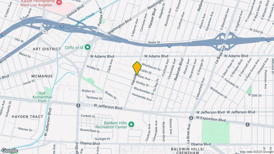 5462 Geer St Mapa y Detalles de la Ubicación