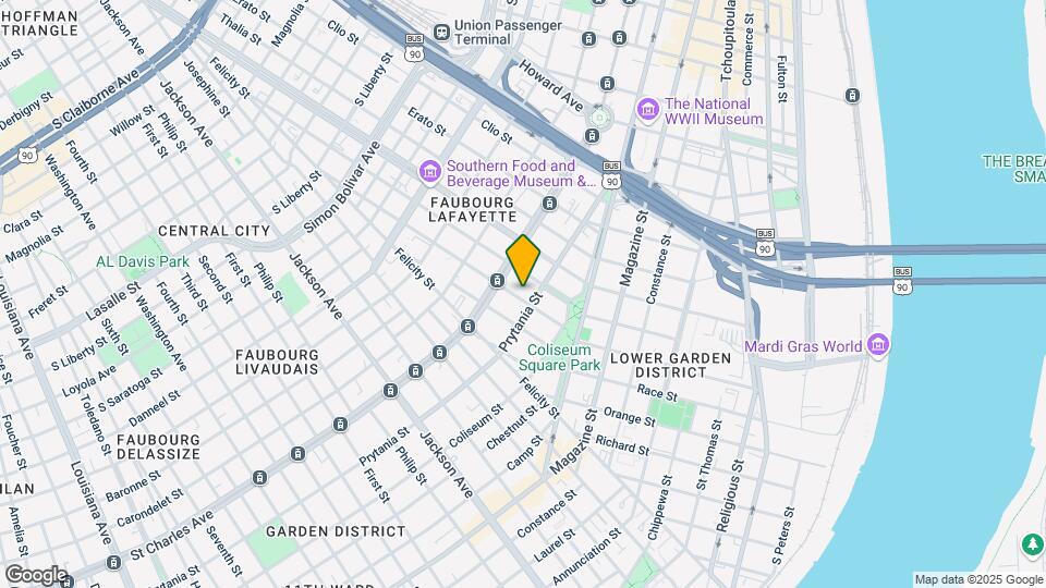1515 Euterpe St Map and Location Details