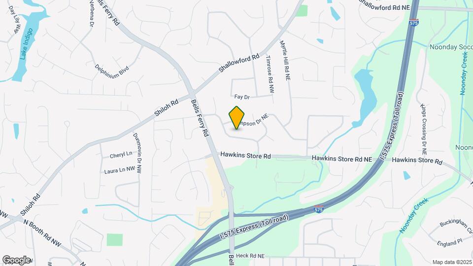 170 Shiloh Run NW Map and Location Details