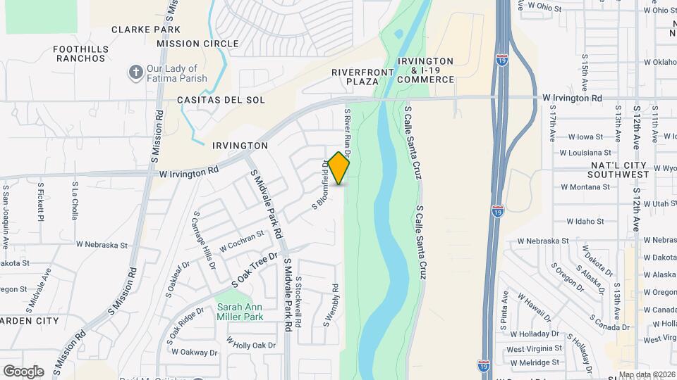 1445 W Locke Dr Map and Location Details