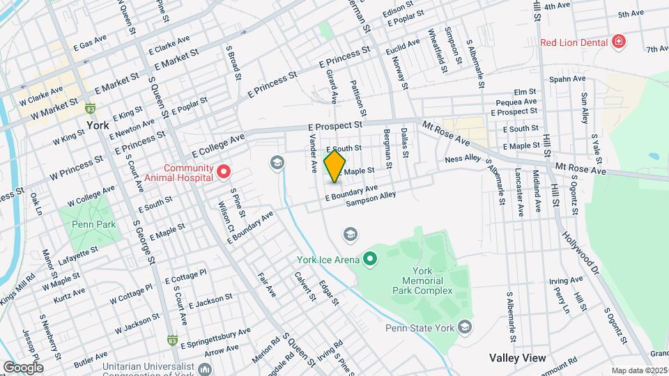 633 E Boundary Ave, Unit 2nd Floor Map and Location Details