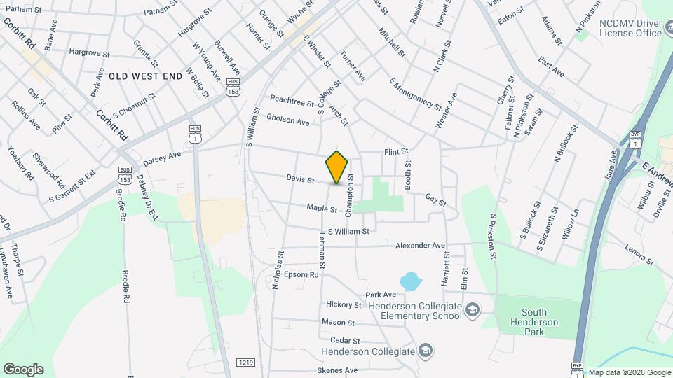 412 Davis St Map and Location Details