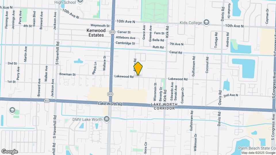 4250 Lakewood Rd Map and Location Details