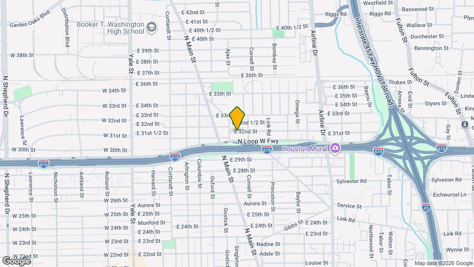 708 E 32nd St Mapa y Detalles de la Ubicación