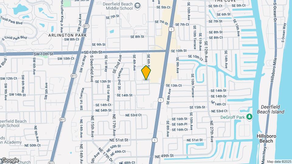 511 SE 13th Ct Map and Location Details