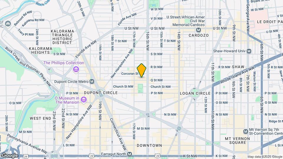 1615 Q St NW Map and Location Details