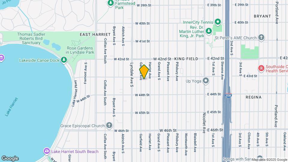 4311 Garfield Ave Map and Location Details