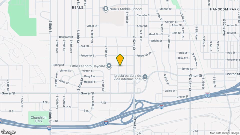 3107 S 44th St Map and Location Details