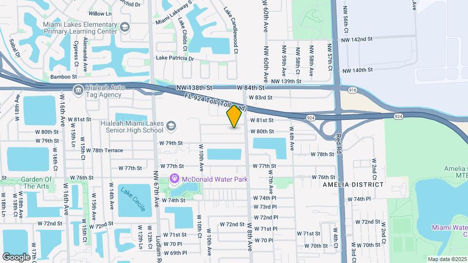 845 W 79th Pl Mapa y Detalles de la Ubicación