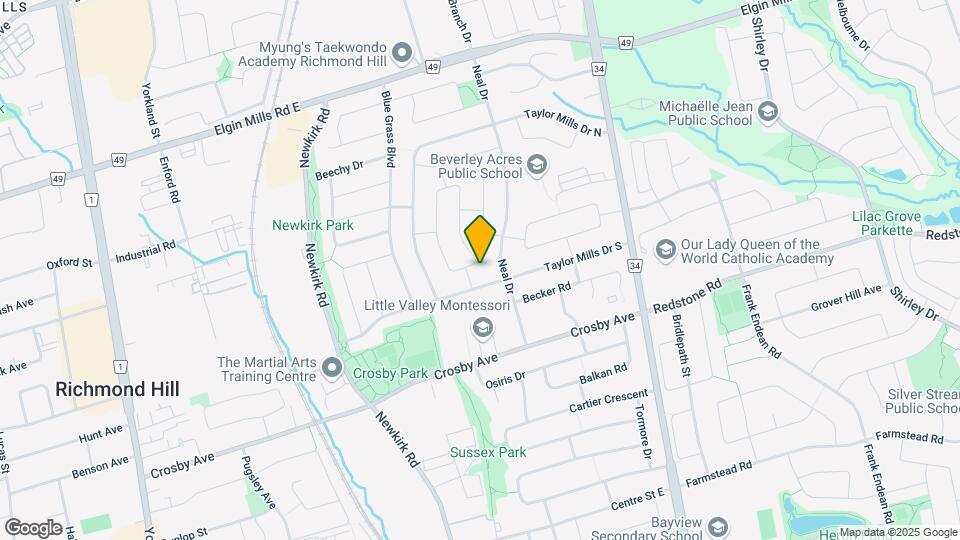 416 Browndale Crescent Map and Location Details