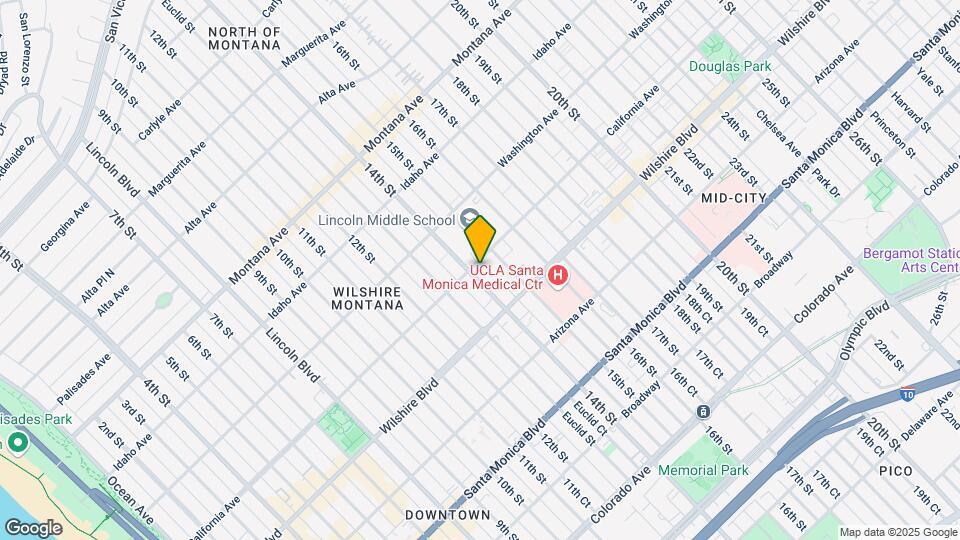 1400 California Ave Mapa y Detalles de la Ubicación