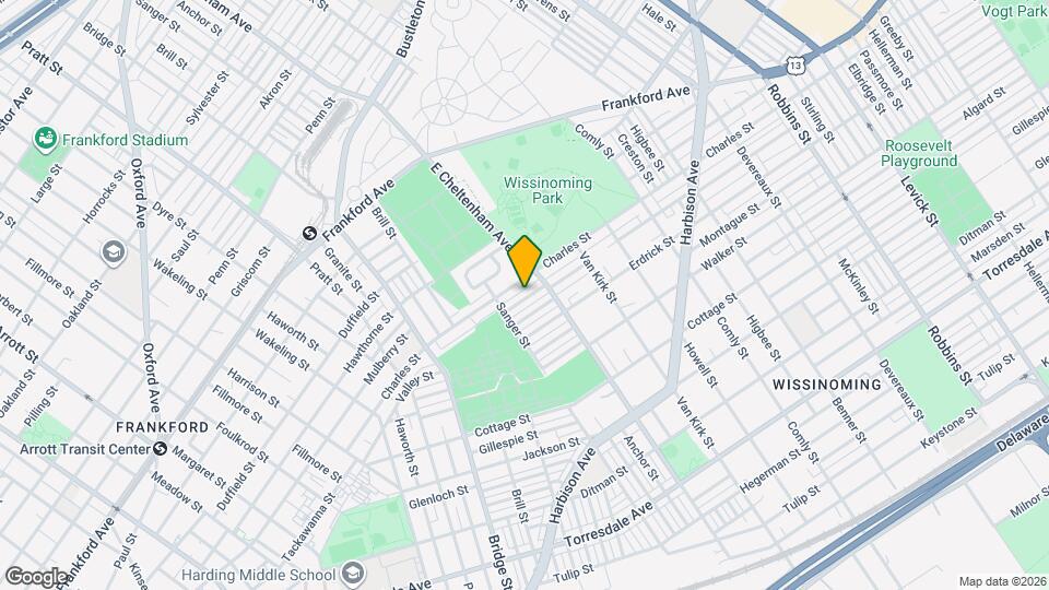 5428 Tackawanna St Mapa y Detalles de la Ubicación