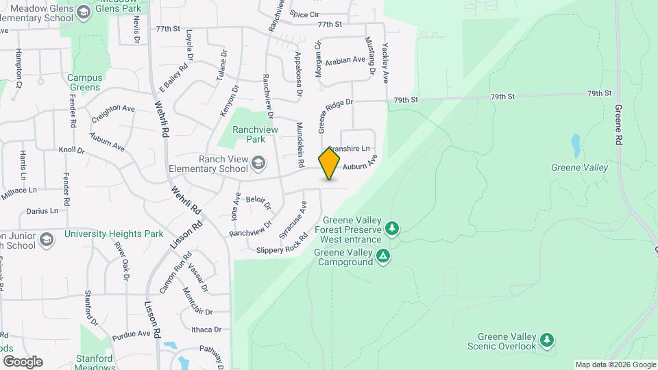 1803 Denison Rd Map and Location Details