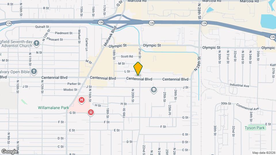 2064 Centennial Blvd Map and Location Details