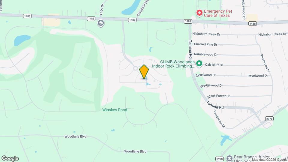 9008 Cimarron River Ln Map and Location Details