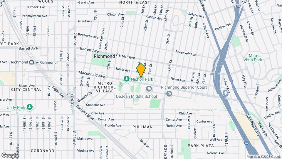 317 33rd St Map and Location Details