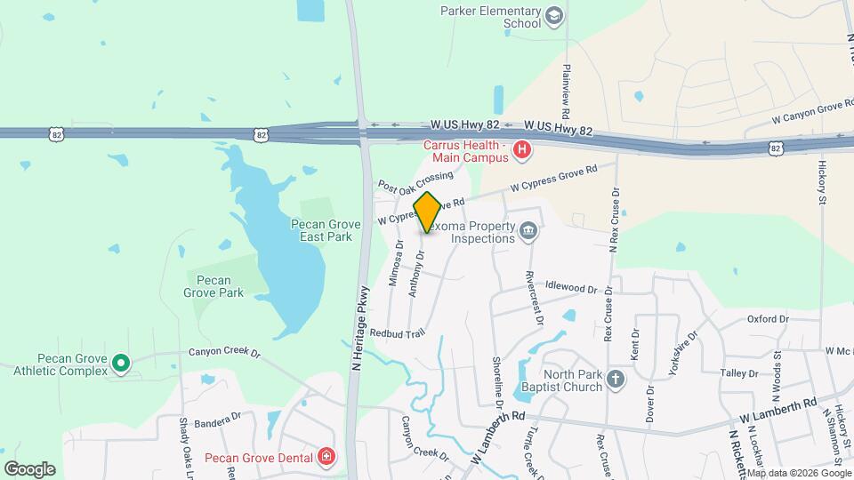 3201 Anthony Dr Map and Location Details