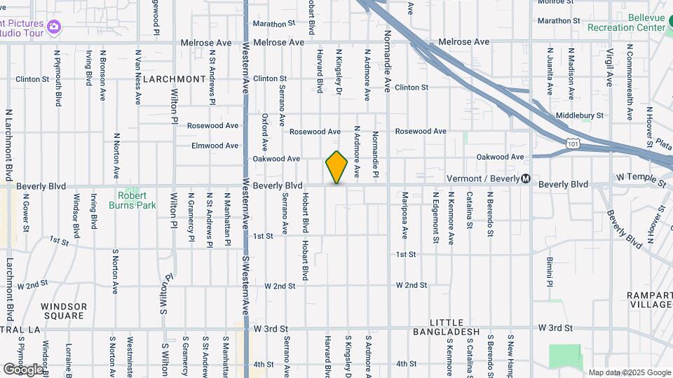 4350 Beverly Blvd Mapa y Detalles de la Ubicación