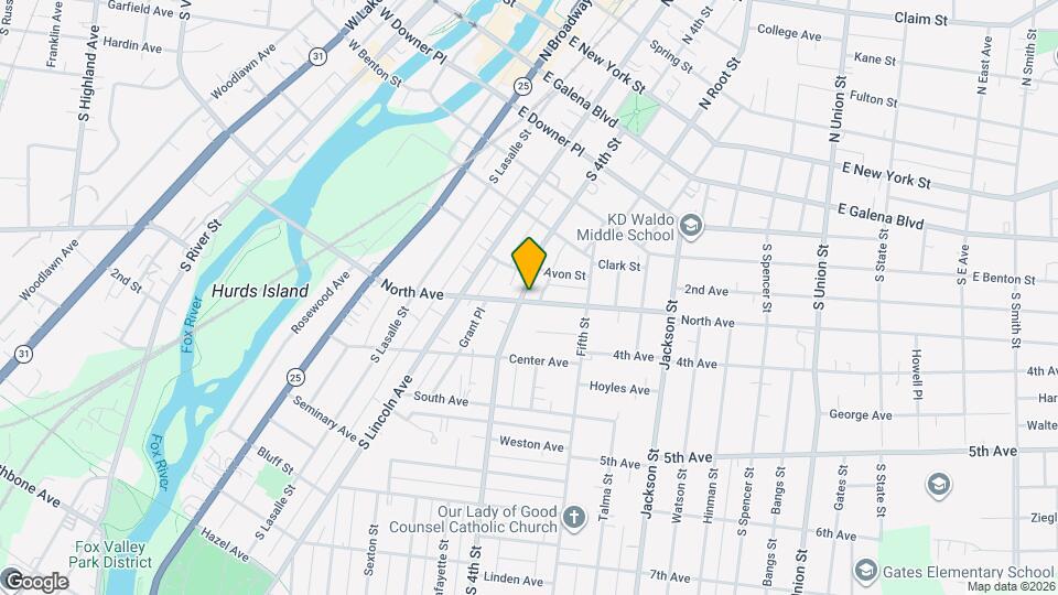 226 S 4th St Map and Location Details