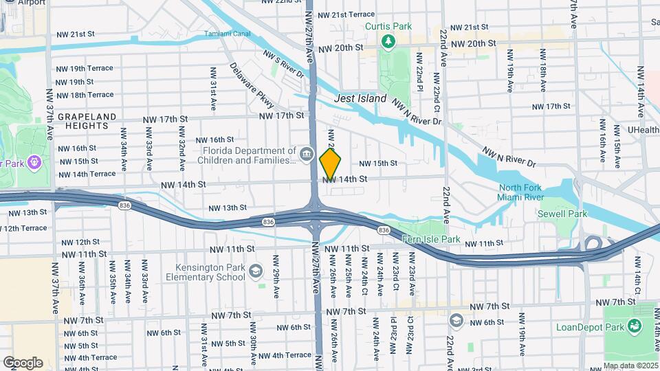 2610 NW 14th St Map and Location Details