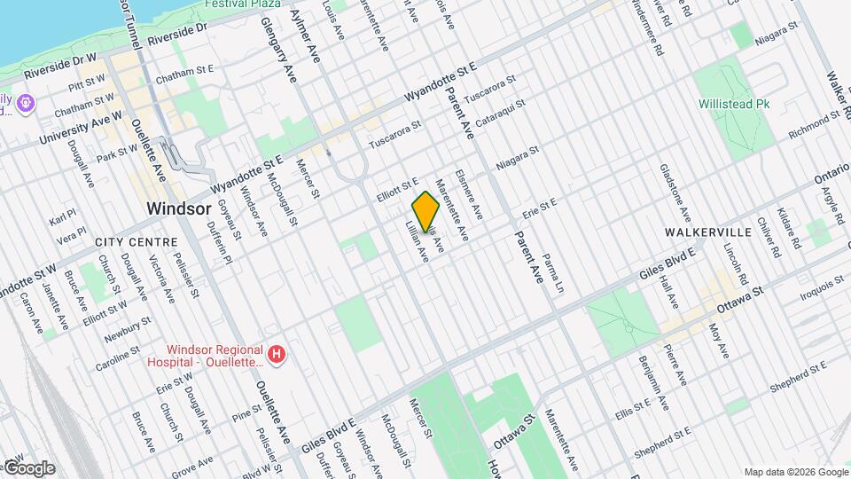 958 Lillian Ave Map and Location Details