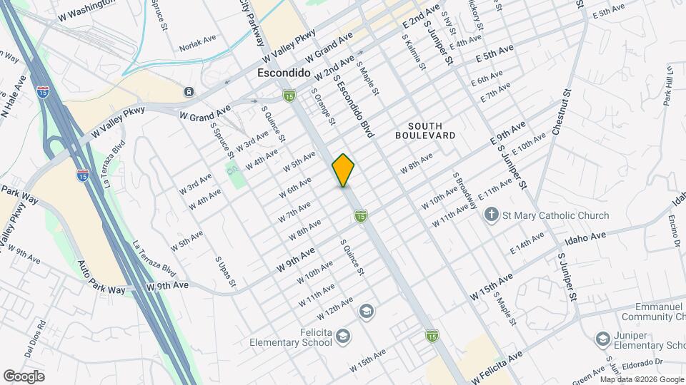 719 S Pine St, Unit 719 Mapa y Detalles de la Ubicación