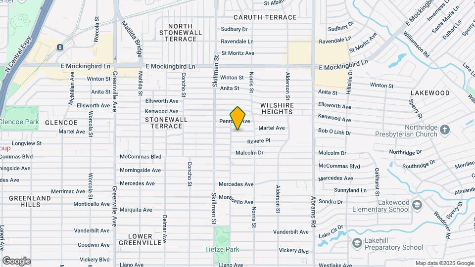 6212 Martel Ave Map and Location Details