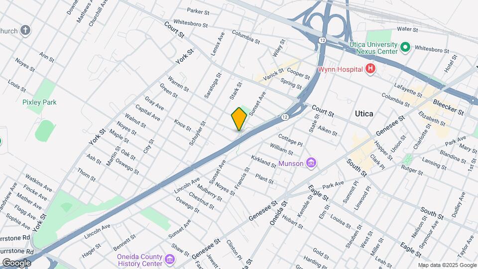 1102 Sunset Ave Map and Location Details