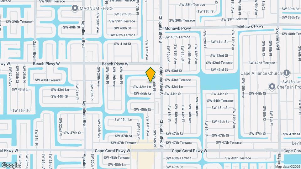 1619 SW 43rd Ln Mapa y Detalles de la Ubicación