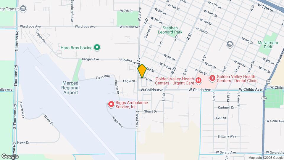 1316 Eagle St Map and Location Details