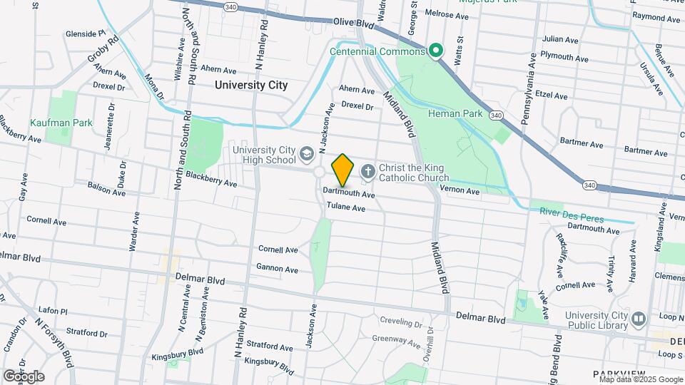 7337 Dartmouth Ave Map and Location Details