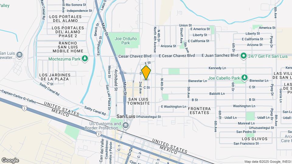 746 Cesar Chavez St Map and Location Details