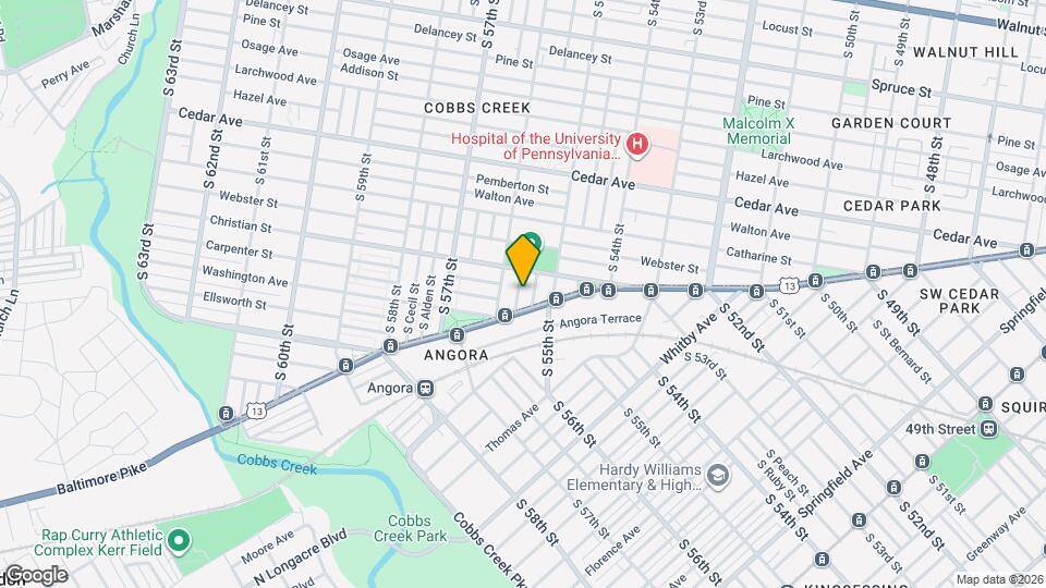 831 S Allison St Map and Location Details