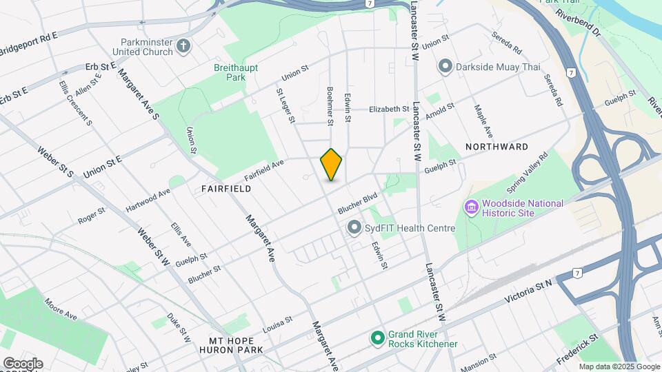 604 Guelph St Map and Location Details