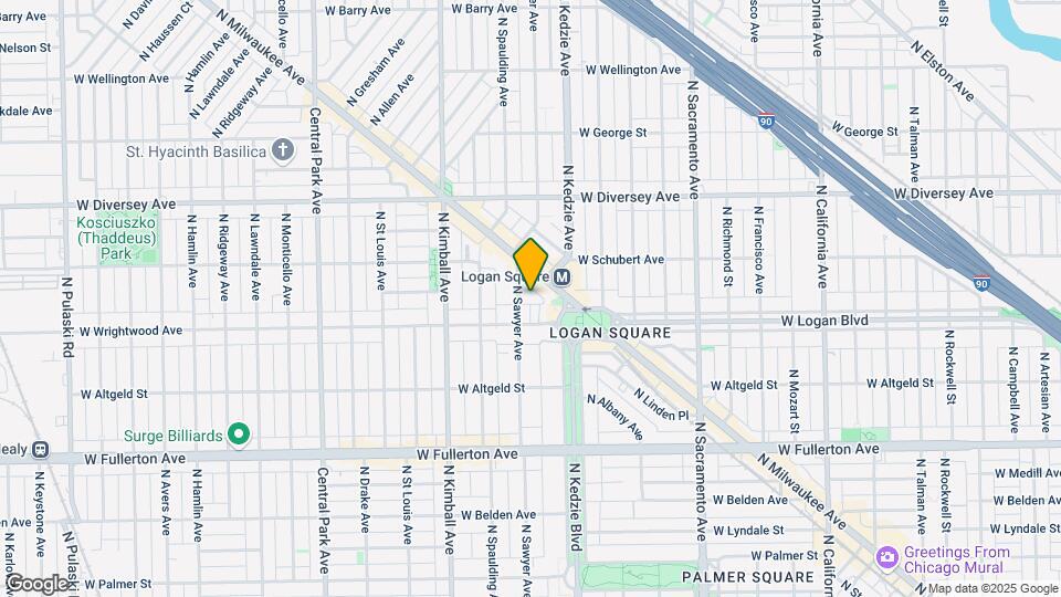 2623 N Sawyer Ave Map and Location Details