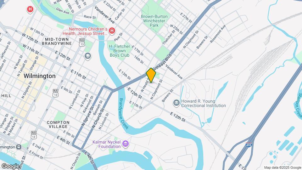 1117 Davis St Map and Location Details