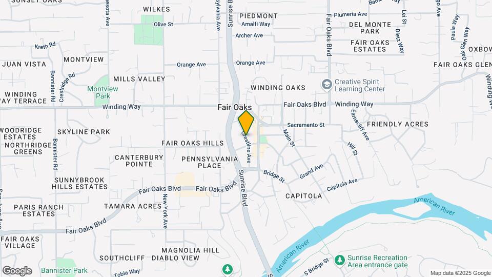 4222 Crestline Ave Map and Location Details