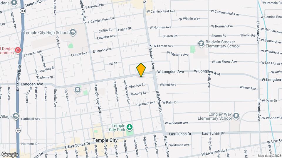 758 W Longden Ave Map and Location Details
