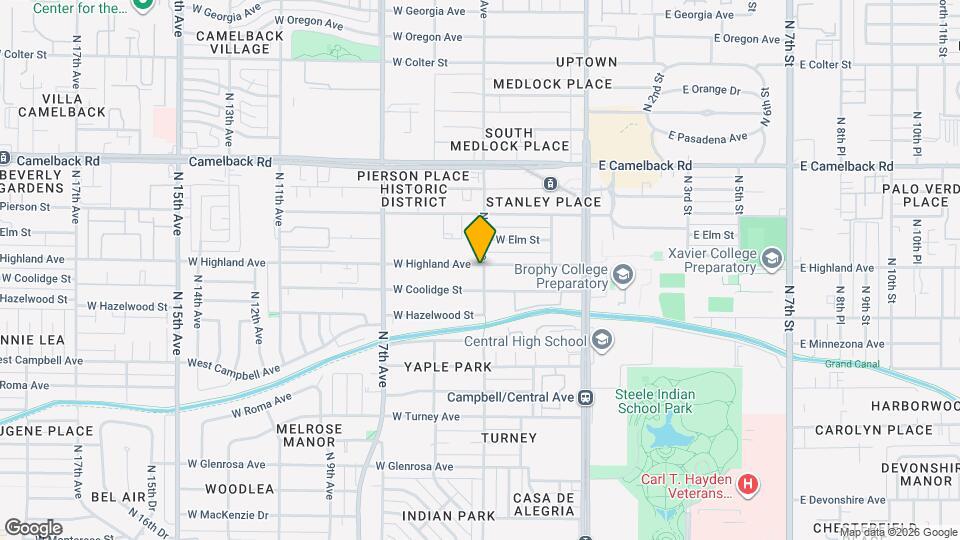 301 W Highland Ave Map and Location Details