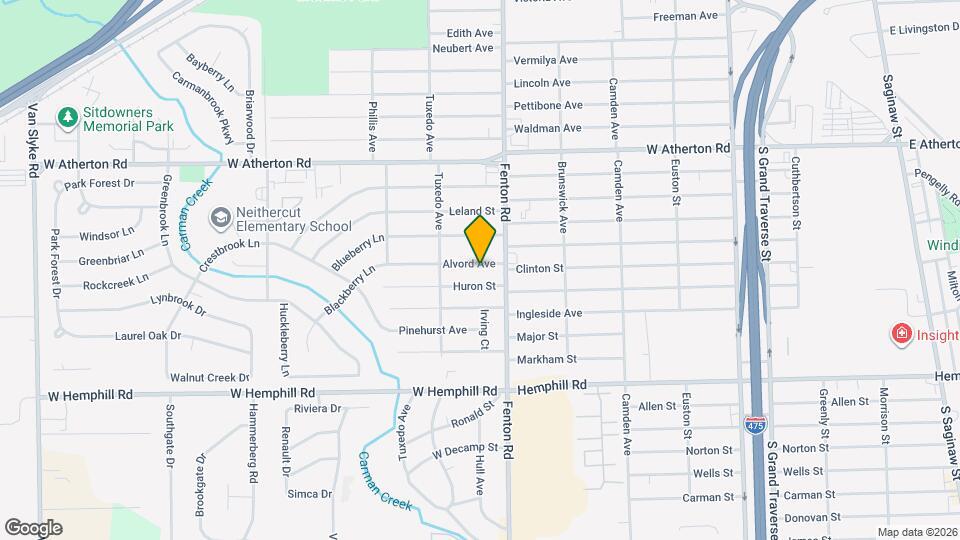 1027 Alvord Ave Map and Location Details